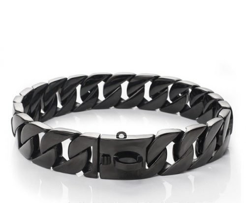 Rock-black-dog-chain-collar-3