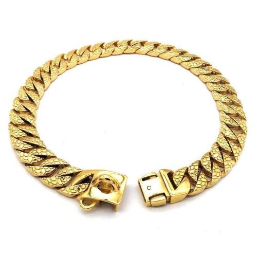 python-gold-dog-collar-2